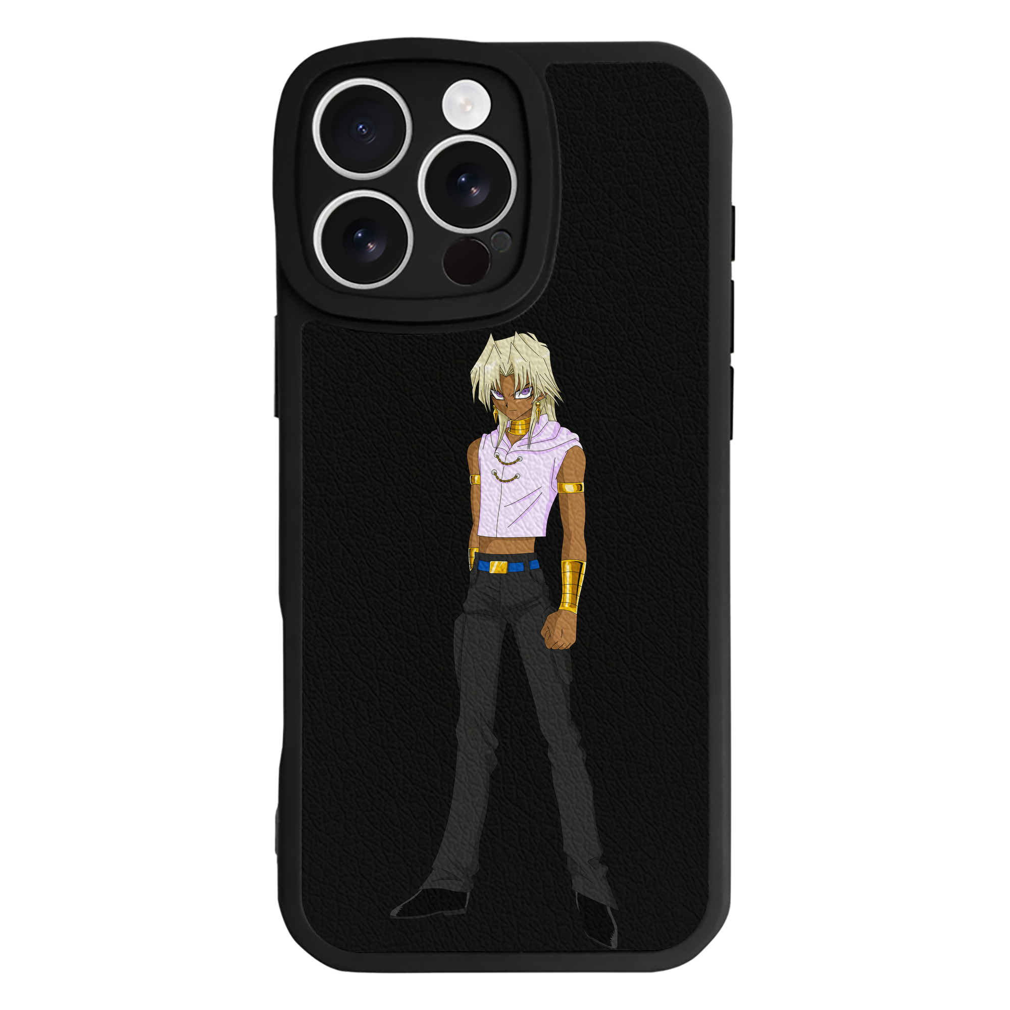 遊☆戯☆王 Yu-Gi-Oh! 【iPhone 16シリーズ対応】シリコンスマホケース（レザー調） 材質：シリコン
